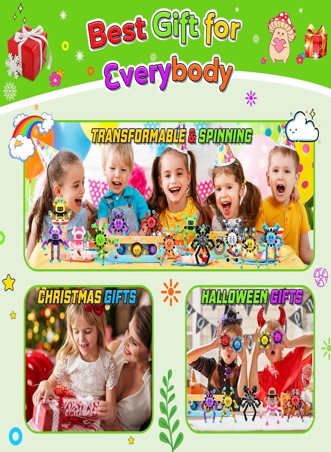 ASIOWELY 9 PCS Fidget Spinner Toys for Kids & Adults,Party Favors Supplies Goodie Bags,Classroom Fidget Sensory Bulk Small Prizes Boys Girl Toy for 3-6-8-12 Birthday Valentines Day Gifts for Men Teens - Image 3